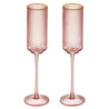 Florence Opulent Pink Champagne Glass