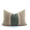 Cushion Cover Greek-Yacht  - Mint- Natural  square