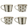 Zanzibar Set of 4 Coffee Mugs
